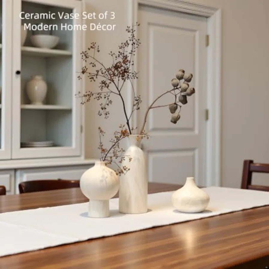 Stone Haven Ceramic Vase Collection
