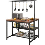 Hearthstone Kitchen Island & Baker's Rack