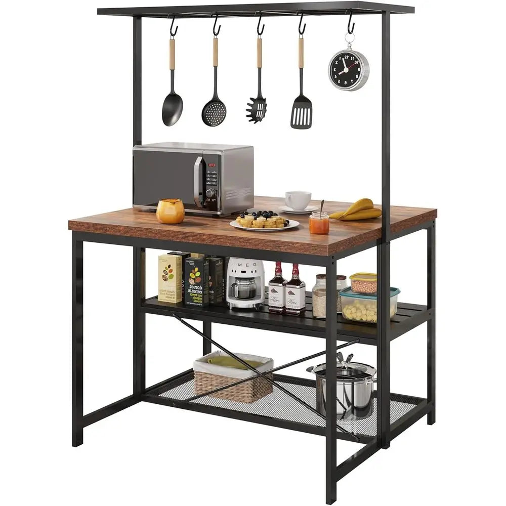 Hearthstone Kitchen Island & Baker's Rack