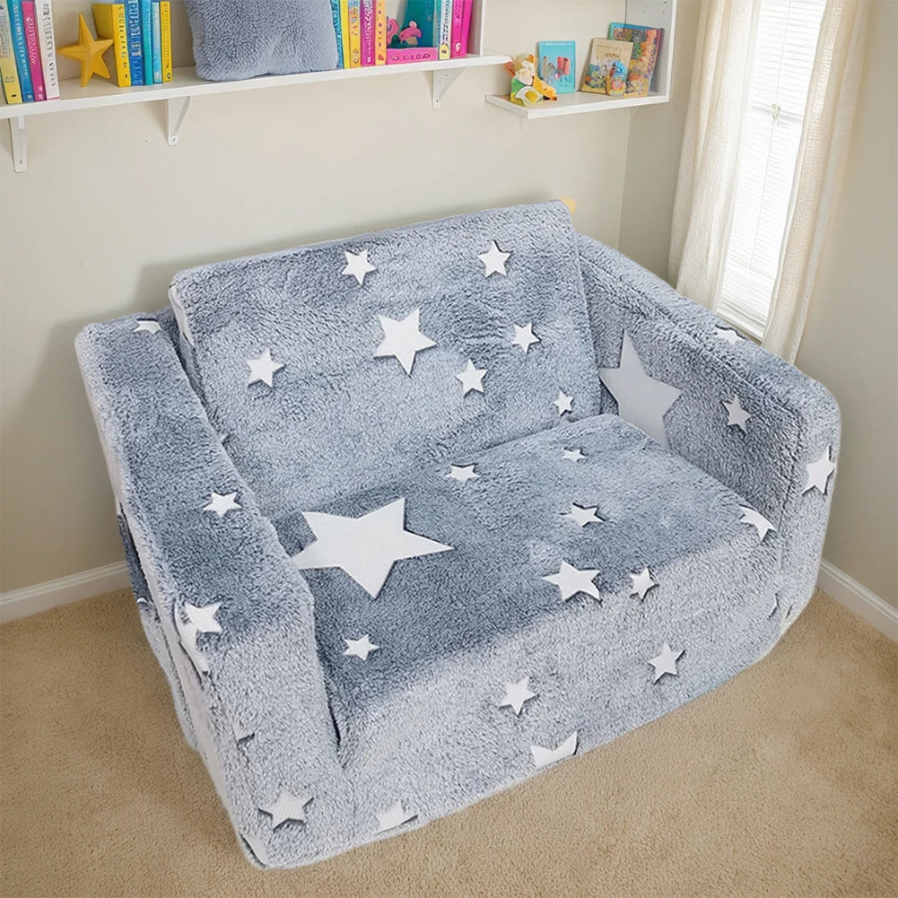 Glow-in-the-Dark Kids' Flip-Out Sofa