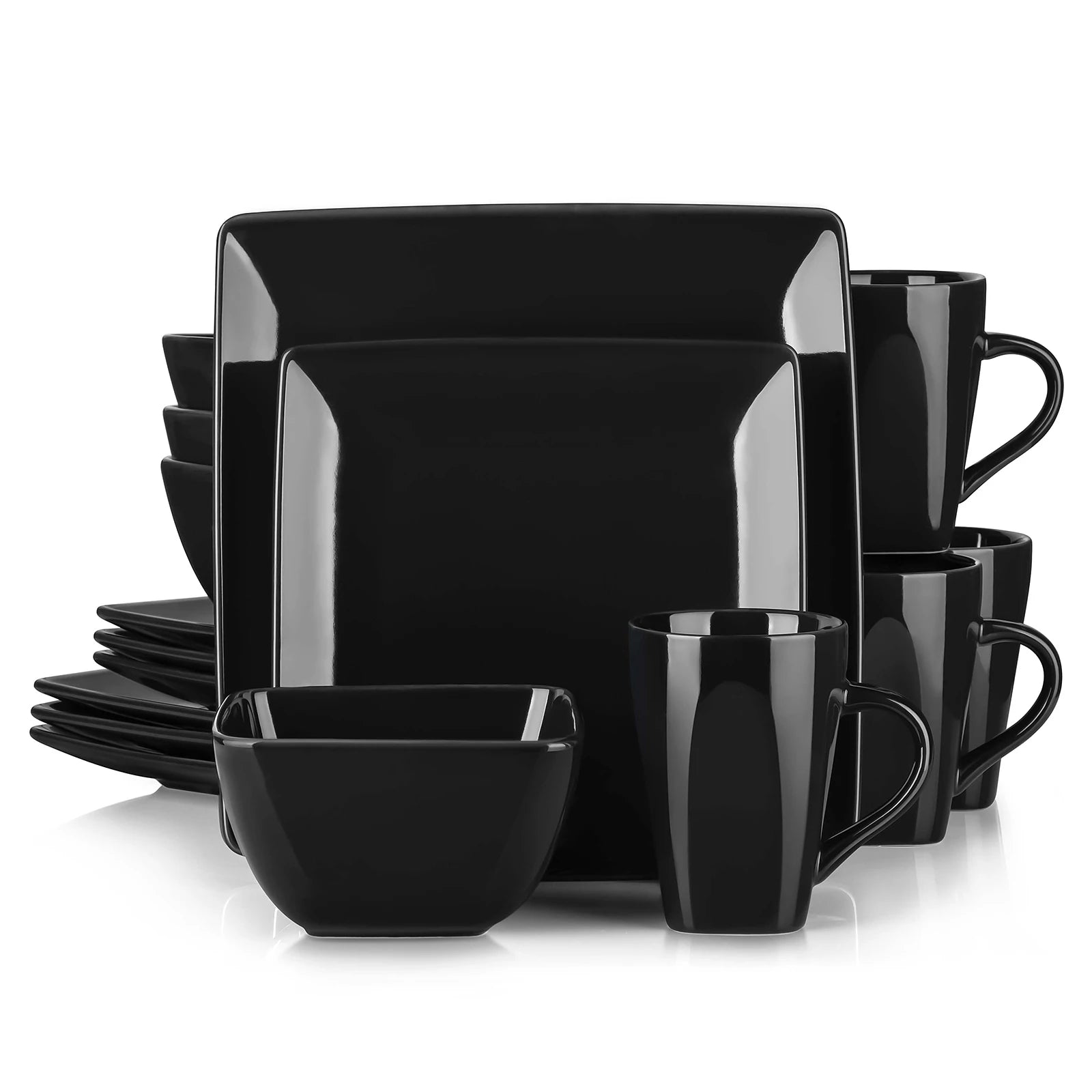 Soho Square Porcelain Dinnerware Collection