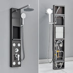 Cascade Spa Luxury Shower Panel System with LED Temperature Display