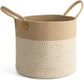 Willow Haven White Wicker Storage Basket