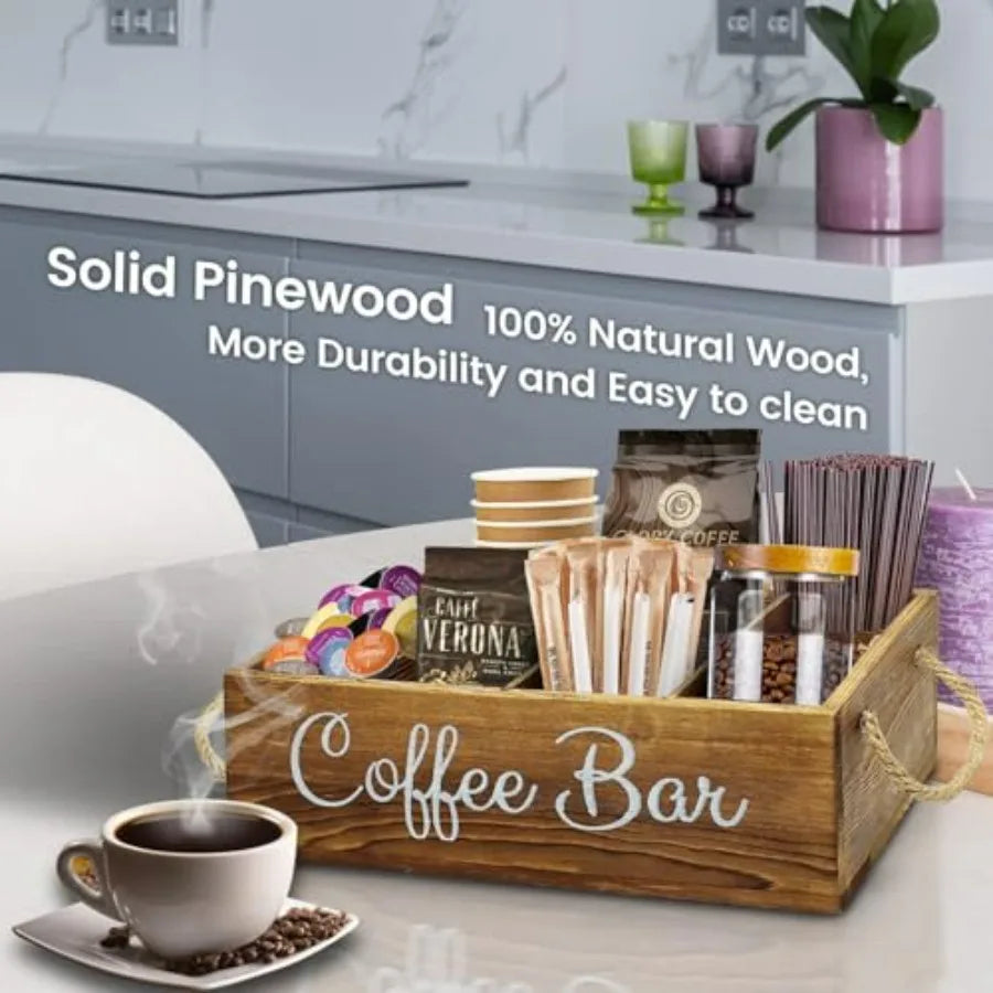 Haven Ridge Farmhouse Coffee Station Organizer