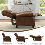 Refined Leather Recliner Chair