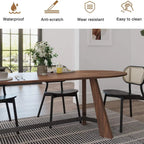 Heritage Oval Farmhouse Dining Table – Seats 6 to 8