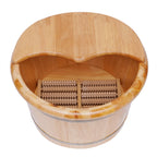 Serenity Cedar Foot Spa Basin & Massage Bucket