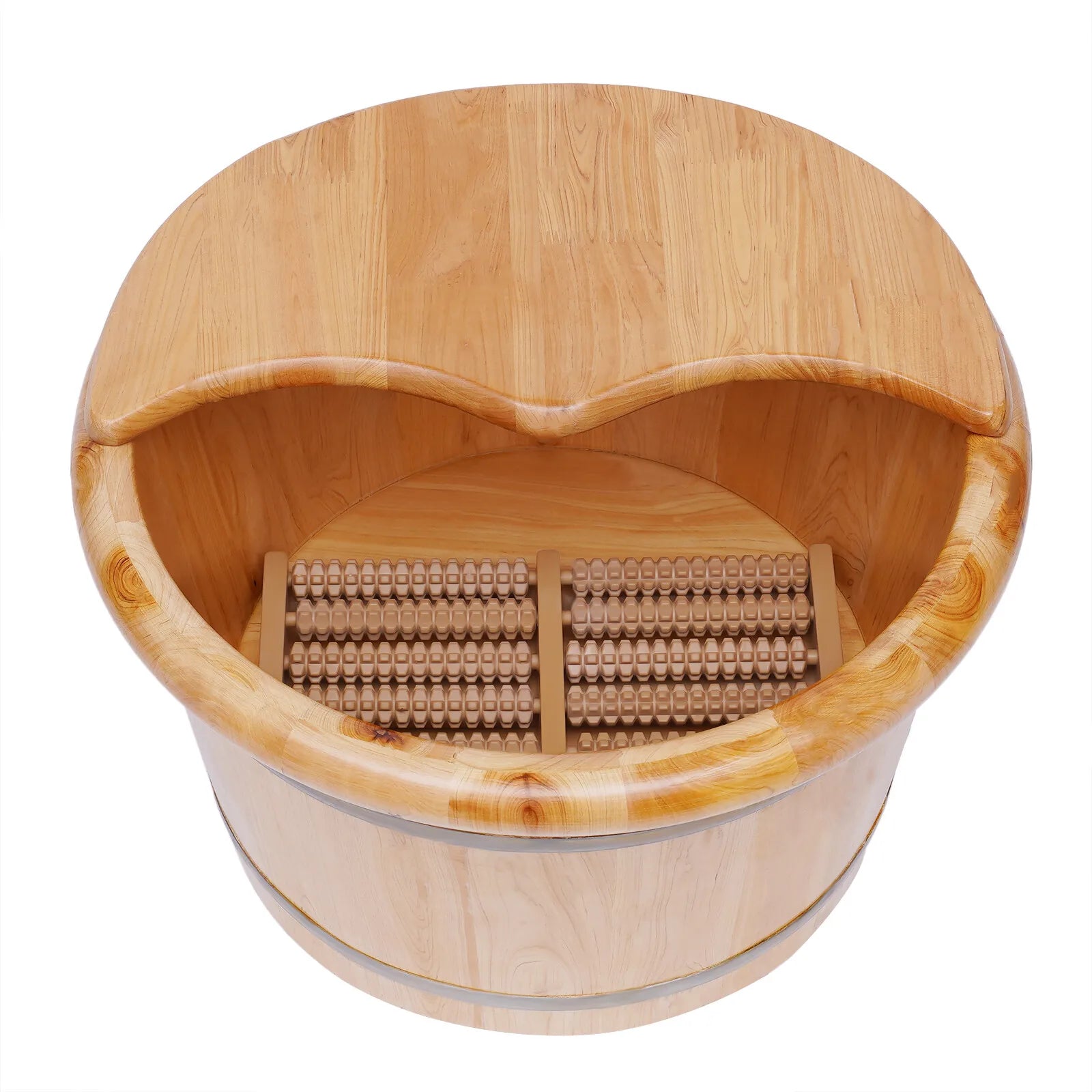 Serenity Cedar Foot Spa Basin & Massage Bucket