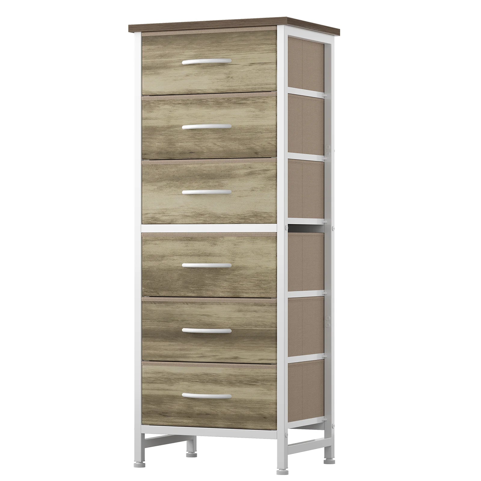 HavenNest Slim 6-Drawer Fabric Storage Dresser