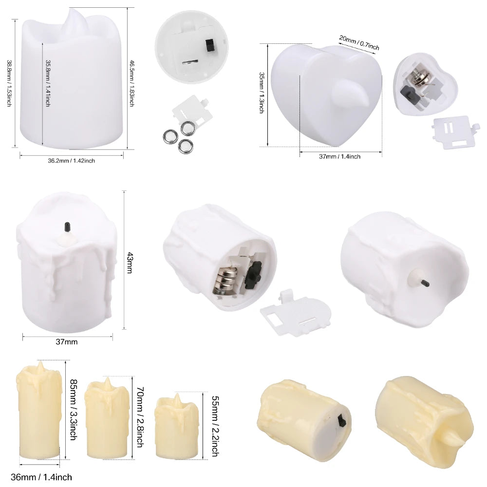 Haven Ridge Glow LED Votive Candle Collection – Battery Operated Set