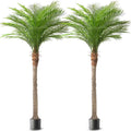 Paradise Palm Faux Tree Set – Lifelike Indoor & Outdoor Decor (2-Pack)