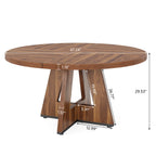 Heritage Round Farmhouse Dining Table