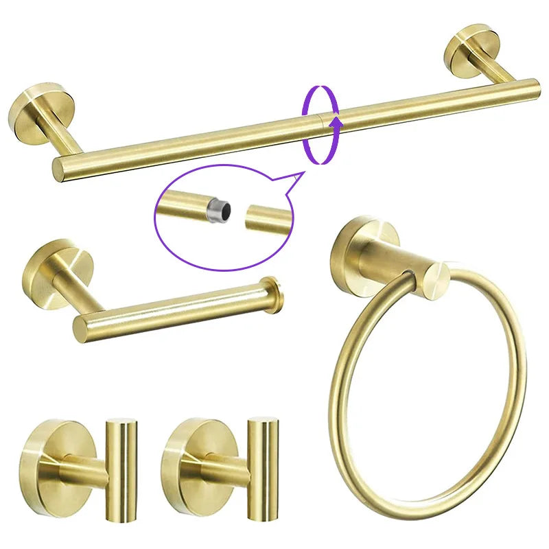Aurora Bathroom Hardware Set