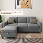 Cloudhaven Modular Sectional Sofa with Storage Bench