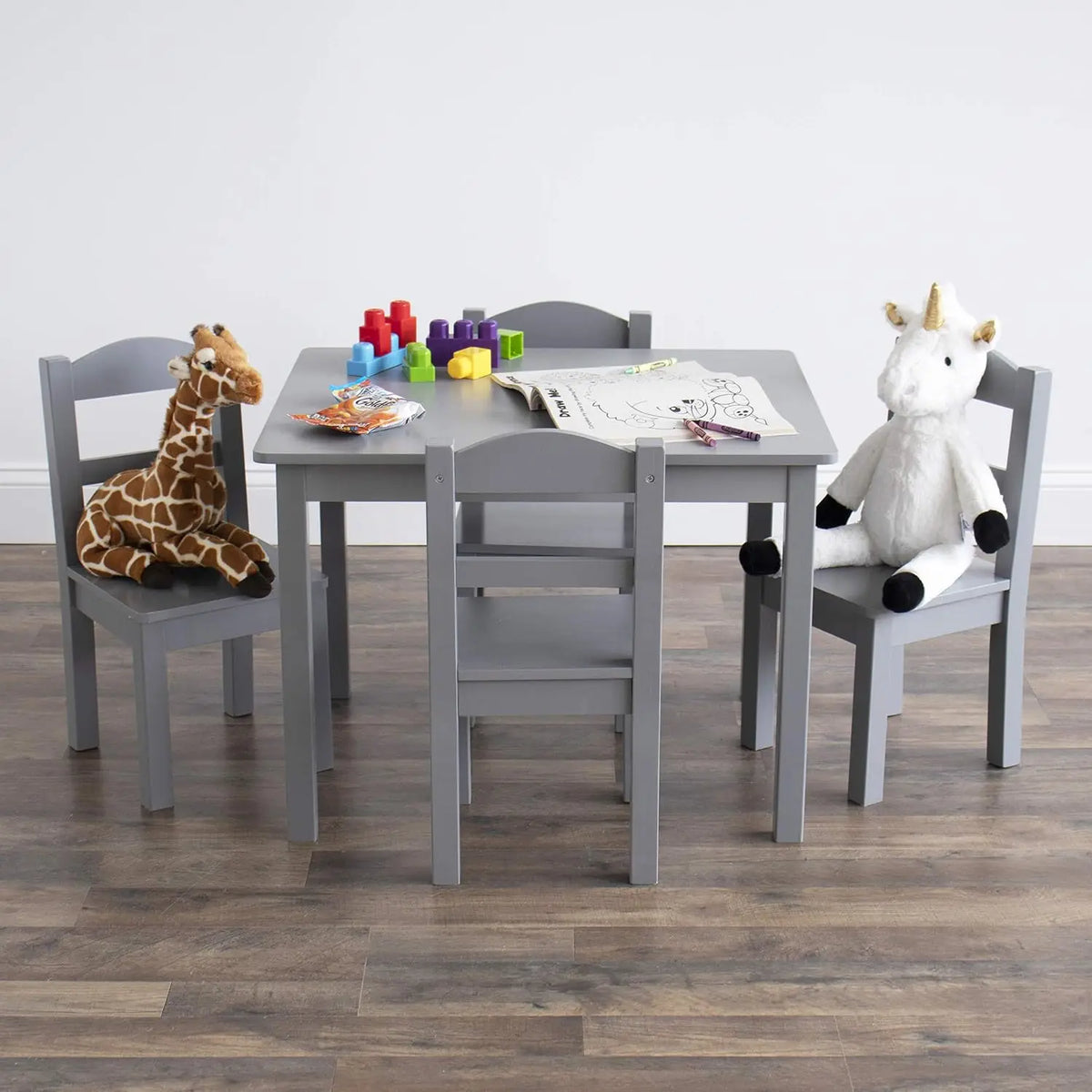 Wooden Toddler Activity Table & Chair Set