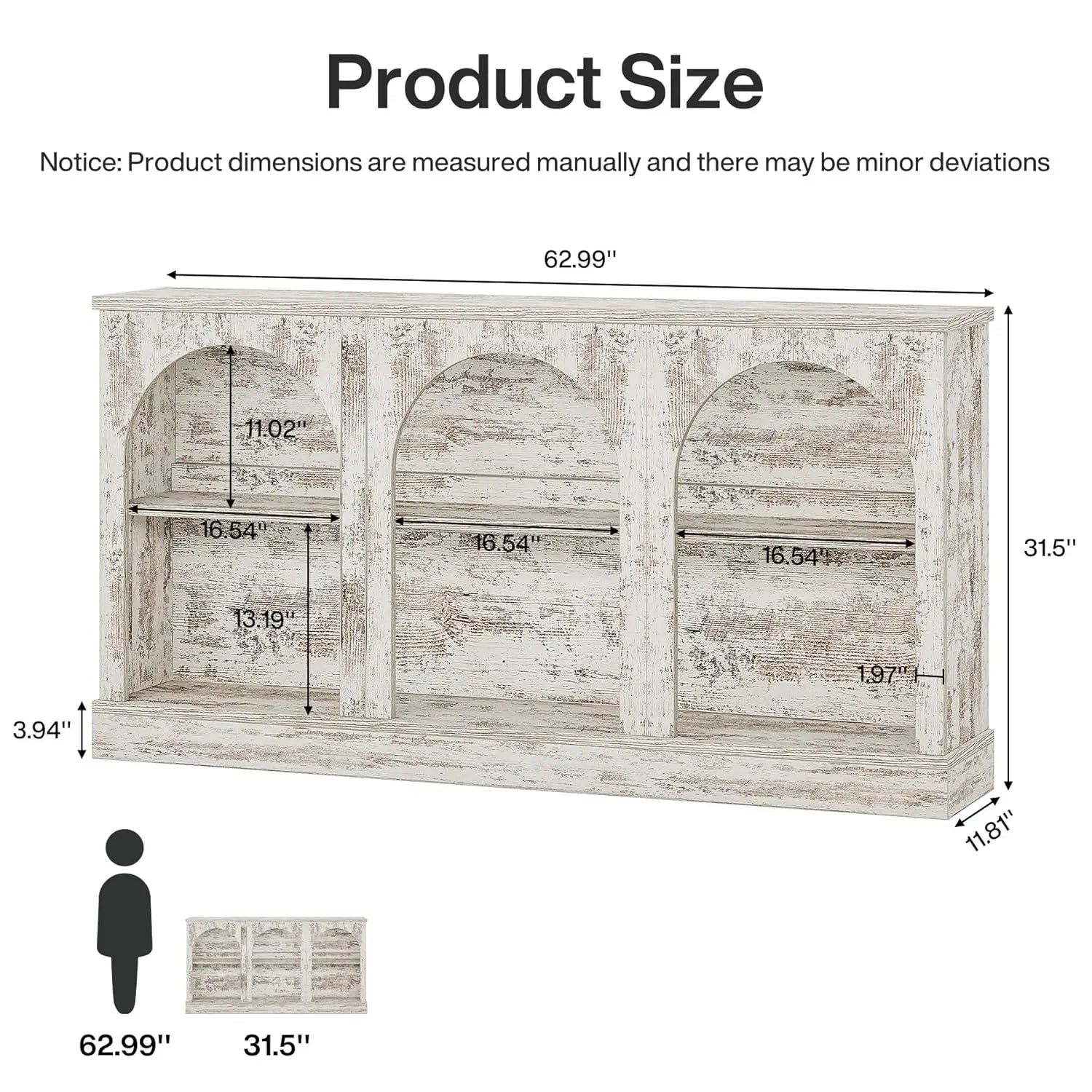 Haven Ridge Heritage Farmhouse Console Table – 63 Inch