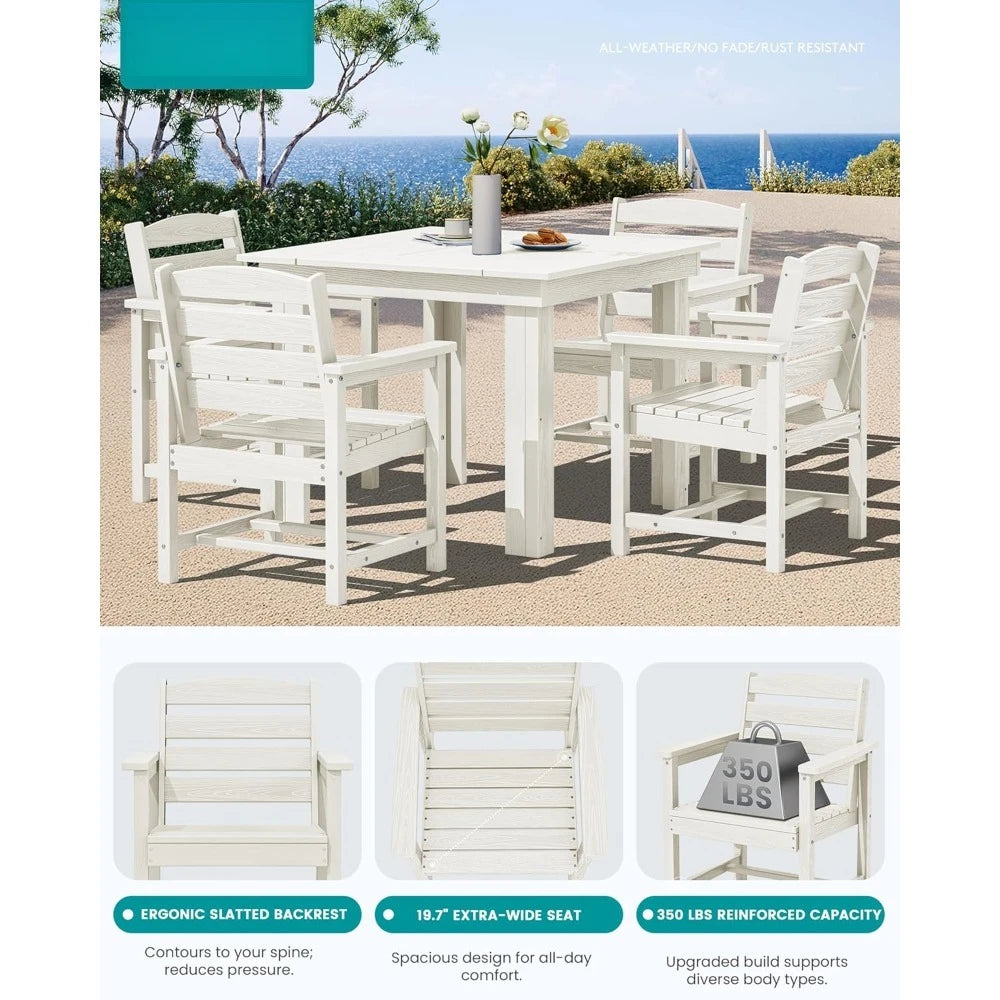 Coastal Haven Ridge 5-Piece Patio Dining Set