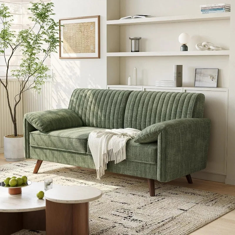 Willowhaven Deep Seat Chenille Loveseat Sofa
