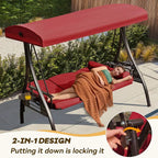 Vineyard Retreat 3-in-1 Outdoor Patio Swing