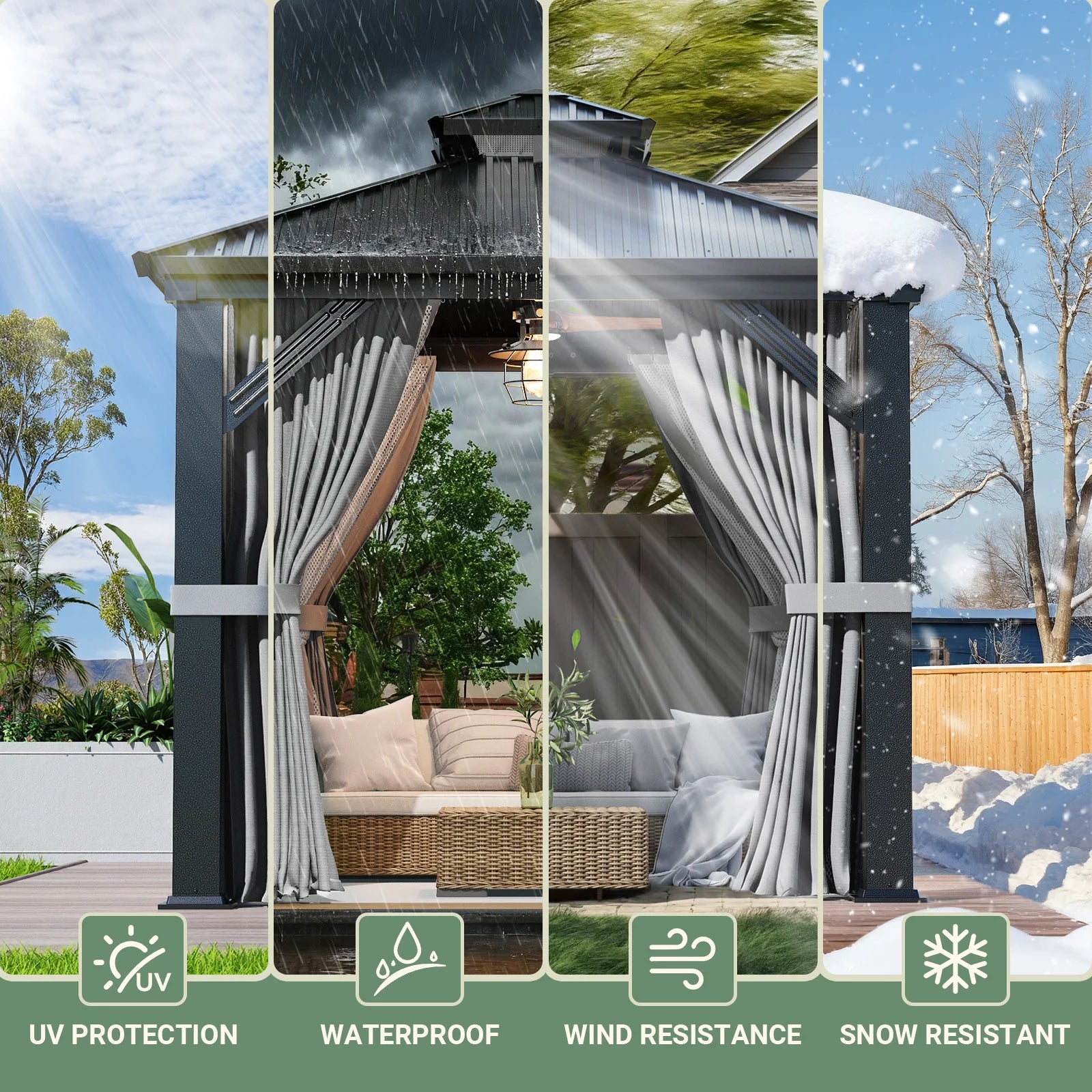 Grandview Hardtop Gazebo