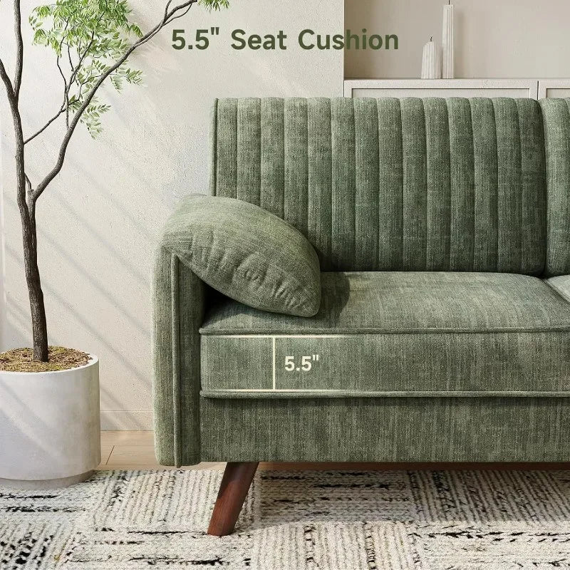 Willowhaven Deep Seat Chenille Loveseat Sofa