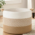 Willow Haven Large Cotton Rope Storage Basket – 70L