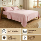 Haven Ridge Rest Bamboo Microfiber Sheet Set – 3 Piece