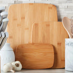 Bamboo Cutting Board Set 3 Piece Durable Kitchen Chopping Boards