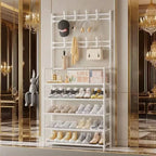 EntryEase Multi-Tier Entryway Shoe Rack & Storage Organizer