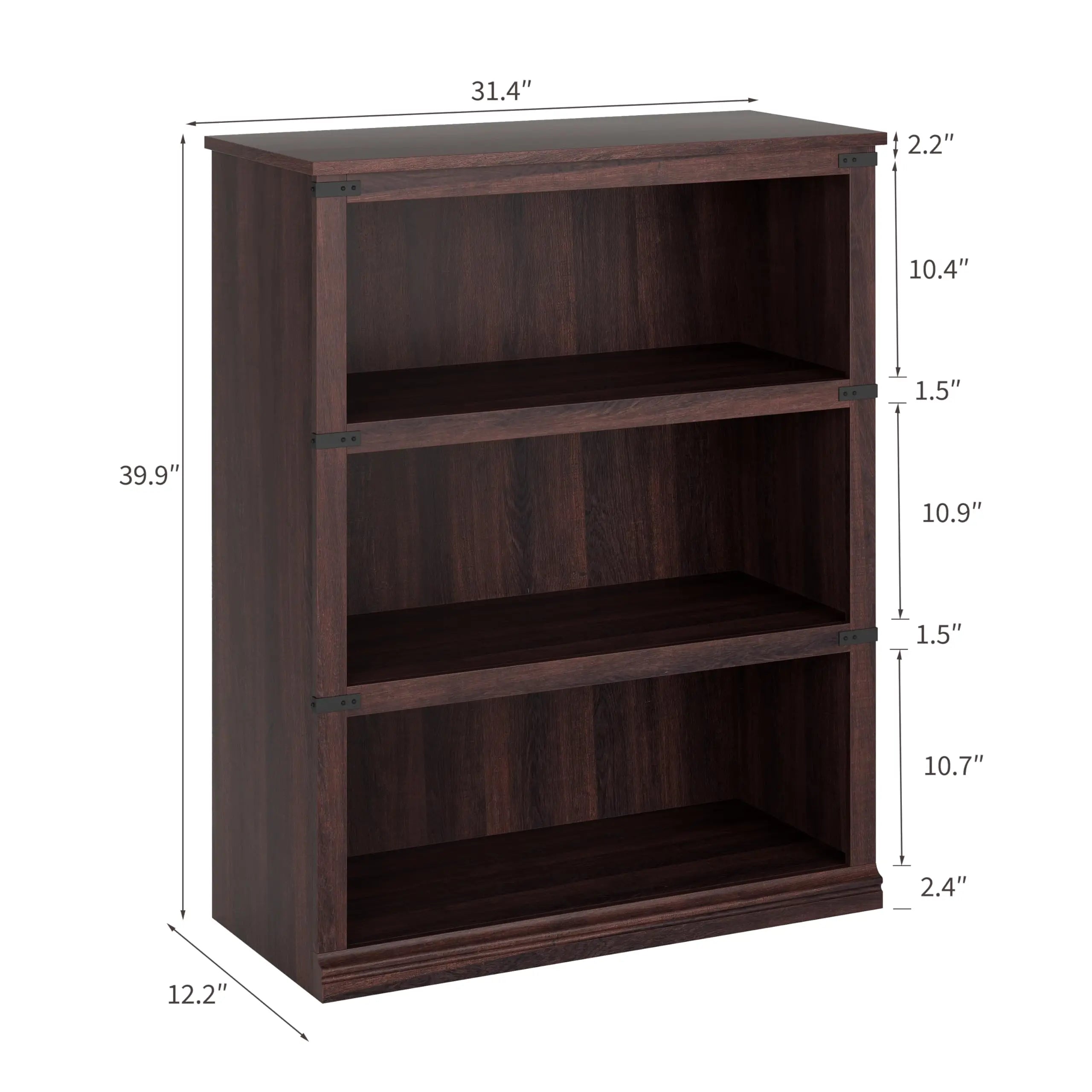 Haven Heritage Farmhouse Open Bookcase