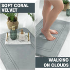 Serenity Cloud Memory Foam Bath Mat Set