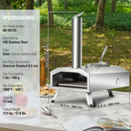 Trailstone Pro Portable Pizza Oven