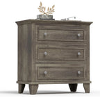 Modern 3-Drawer Wood Storage Dresser