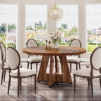 Heritage Round Farmhouse Dining Table