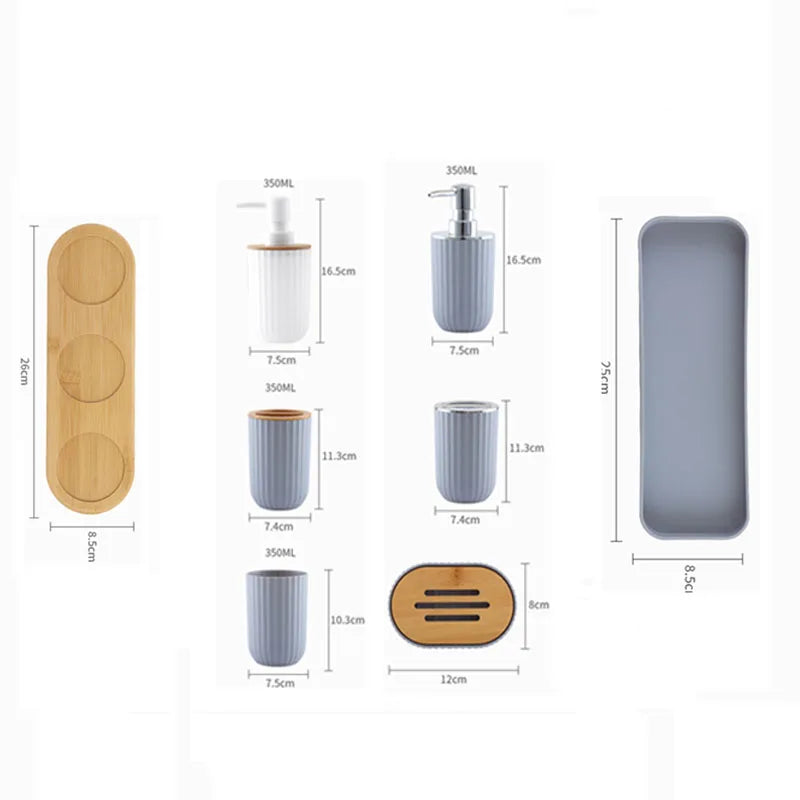 Haven Essentials Bathroom Accessory Set