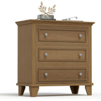 Modern 3-Drawer Wood Storage Dresser
