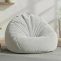 CloudNest Faux Fur Bean Bag Lounge Chair Cover