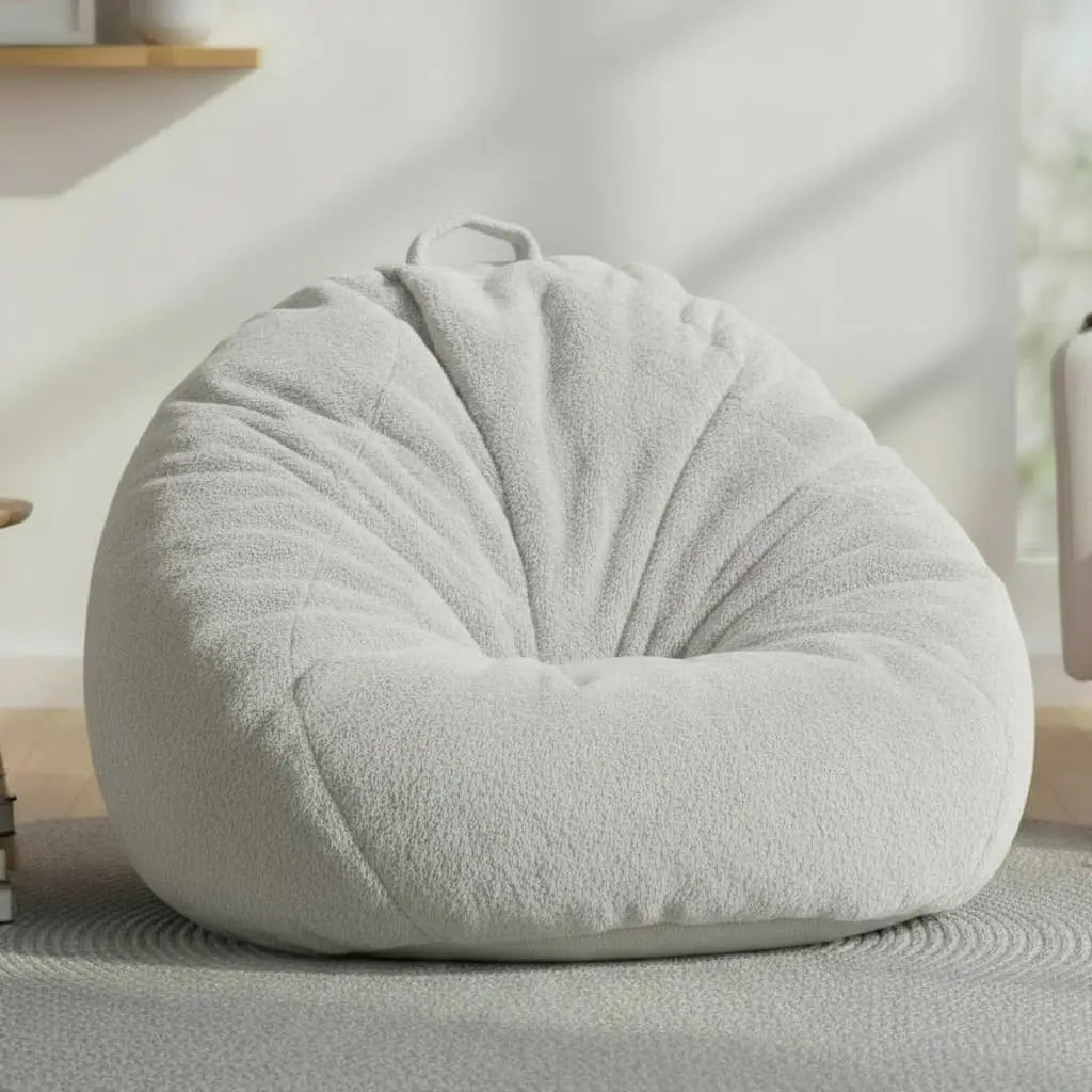 CloudNest Faux Fur Bean Bag Lounge Chair Cover