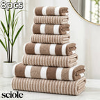 Harbor Stripe Luxury Towel Collection