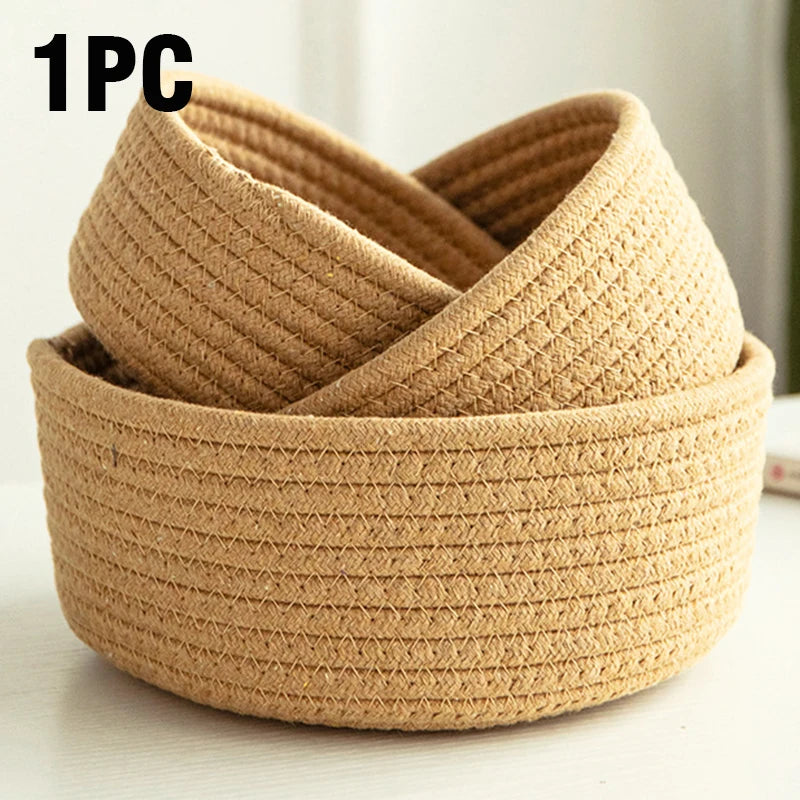 Willow Nest Cotton Rope Storage Basket
