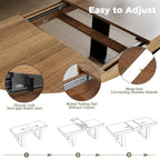 Heritage Ridge Extendable Farmhouse Dining Table