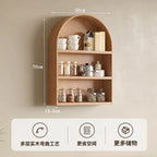 Nordic Oak Wall-Mounted Wine & Bottle Display Rack