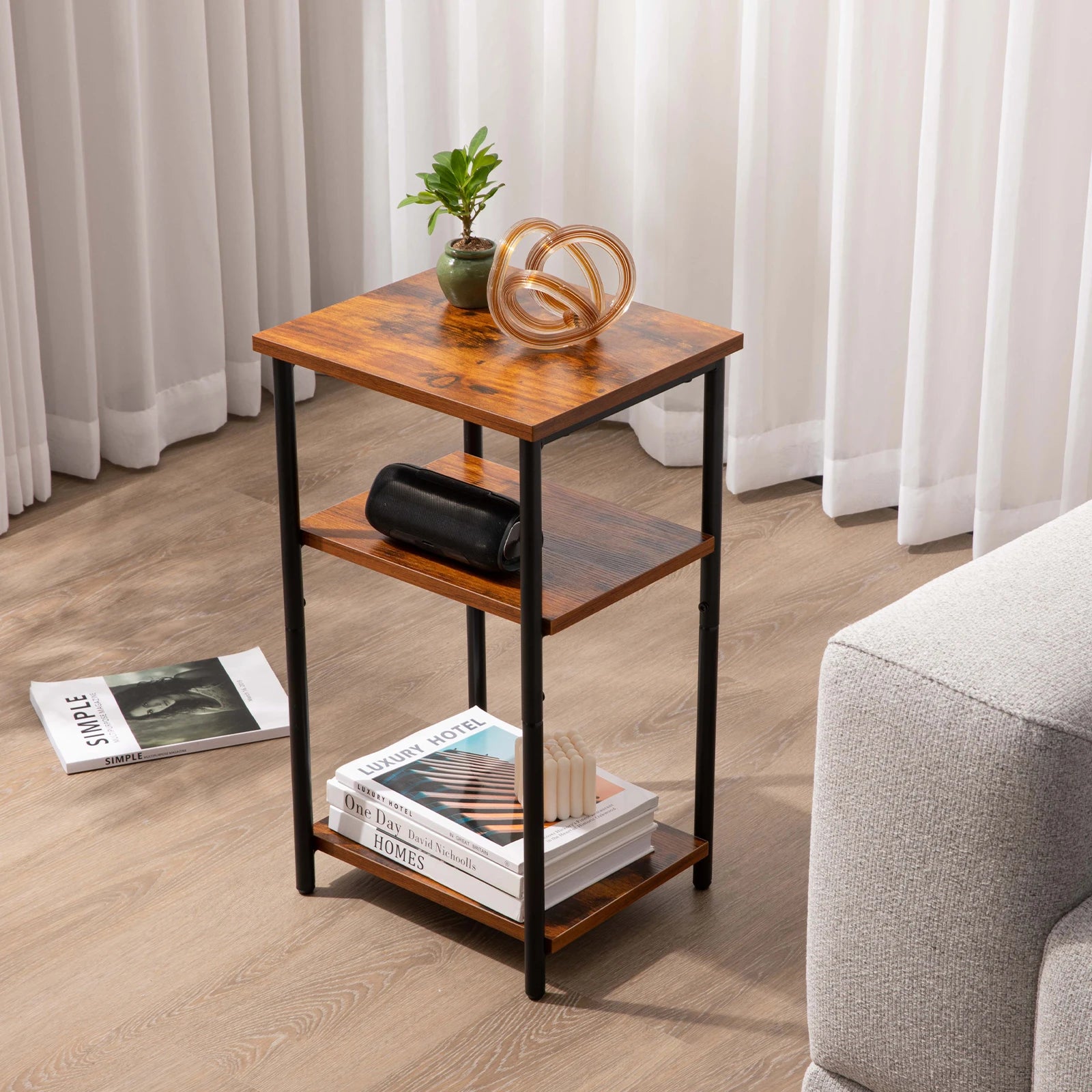 Brookside 3-Tier End Table