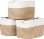 Willow Haven Woven Jute Storage Basket Set