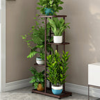 HavenHarbor 4-Tier Metal Plant Stand – Indoor & Outdoor Corner Plant Display Shelf