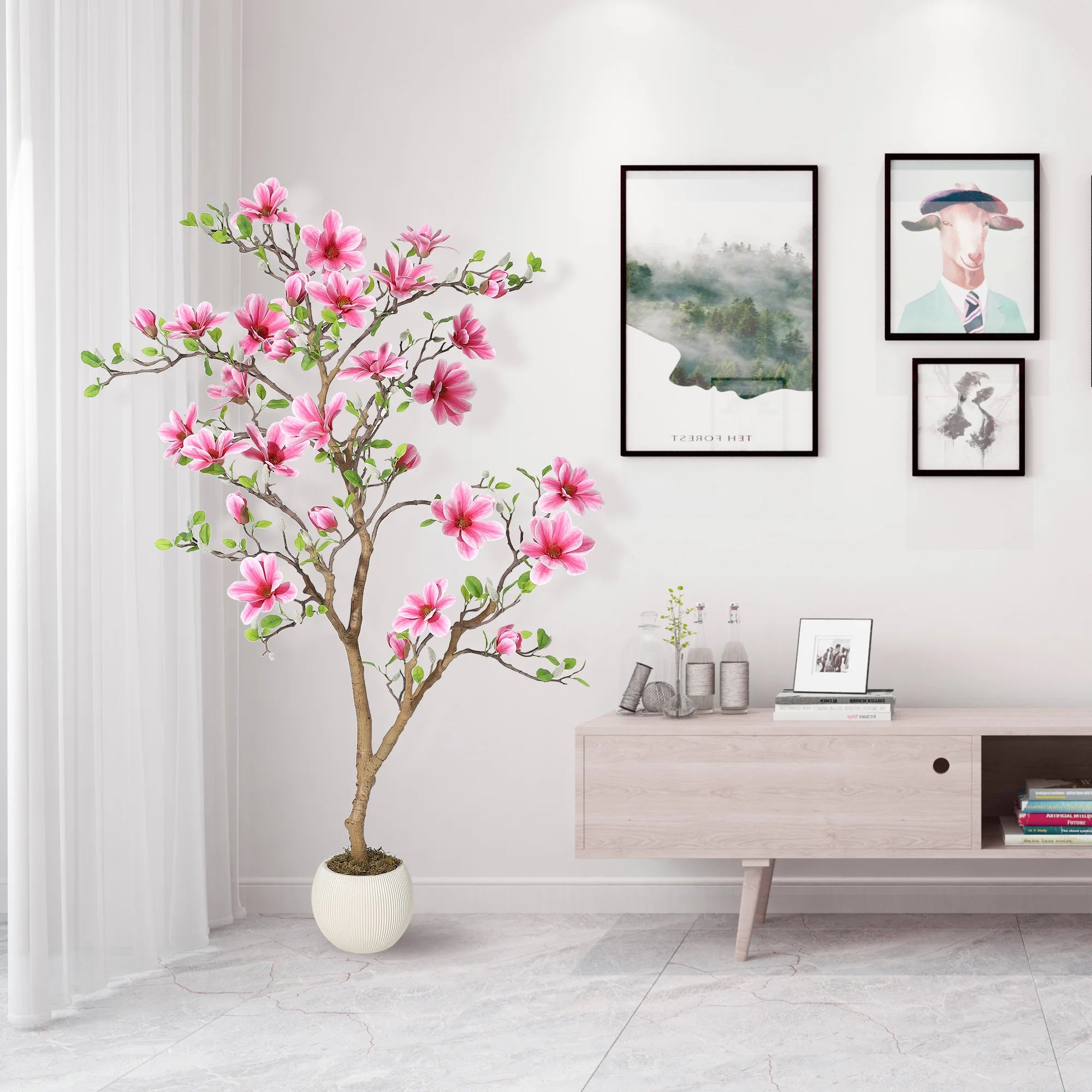 Magnolia Bloom Artificial Tree