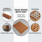 Coastal Spa Teak Bath Mat