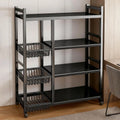 Haven Ridge Rolling Kitchen Storage Cart – 4 Tier Organizer