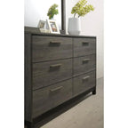 Antique Grey King 4-Piece Bedroom Furniture Set