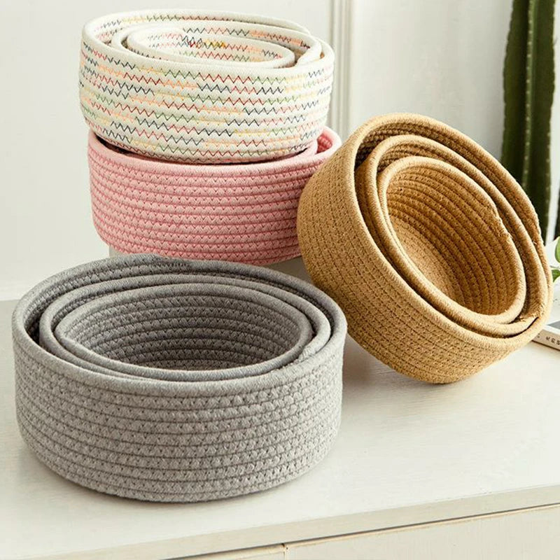 Willow Nest Cotton Rope Storage Basket